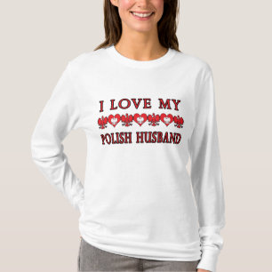 T-shirt J'aime mon mari polonais