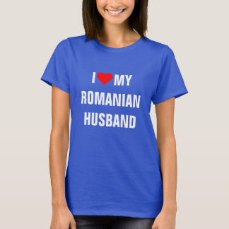 T-shirt J'Aime Mon Mari Roumain