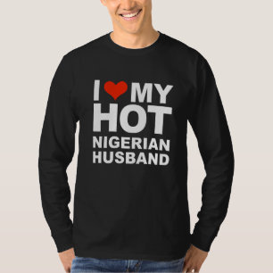 T-shirt J'aime mon mariage de femme avec mon mari nigérian
