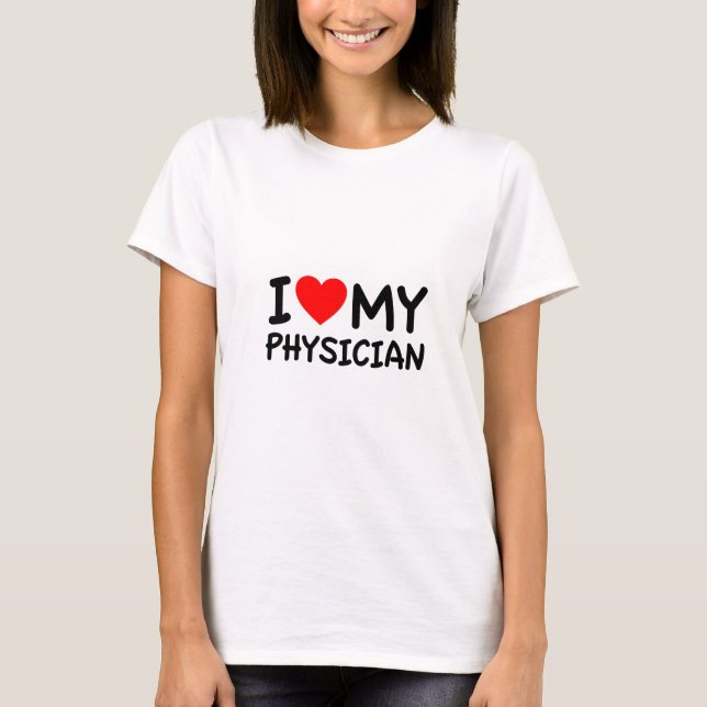 T-shirt J'aime mon médecin (Devant)