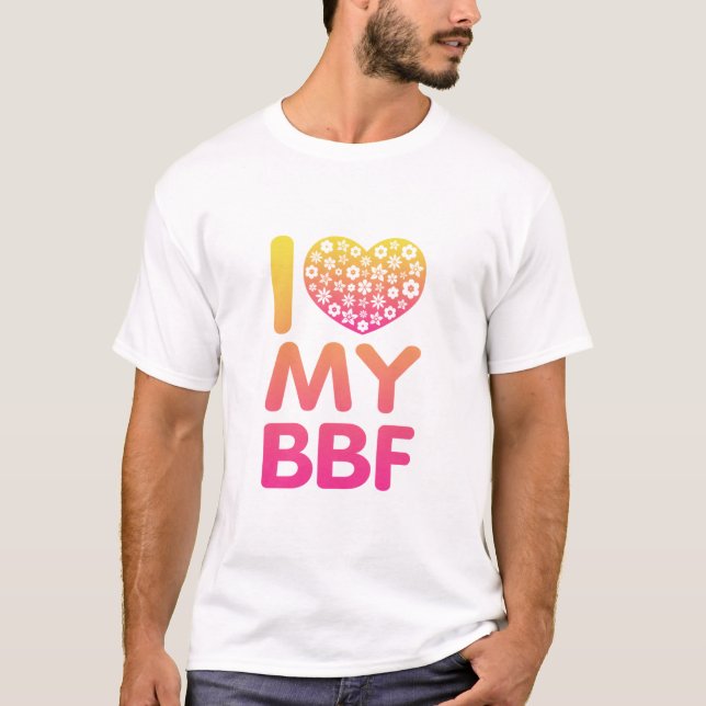 T-shirt J'aime mon Meilleur Ami (Devant)