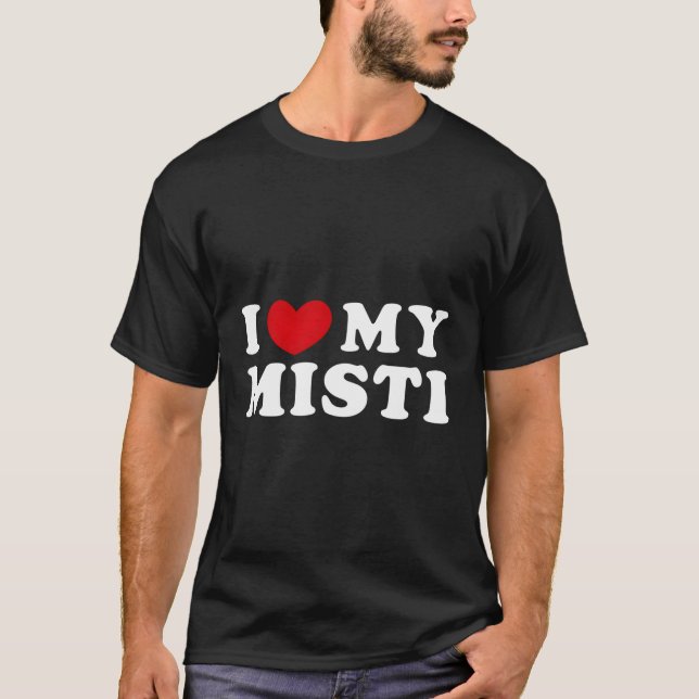 T-shirt J'Aime Mon Misti S'Il Mon Misti (Devant)