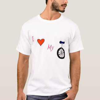 T-shirt J'aime mon monocycle