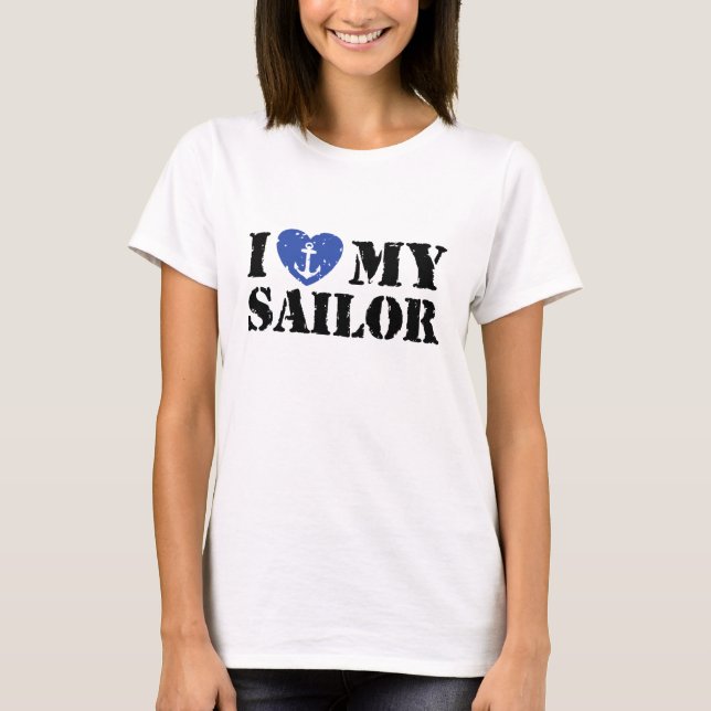 T-shirt J'Aime Mon Navigateur (Devant)