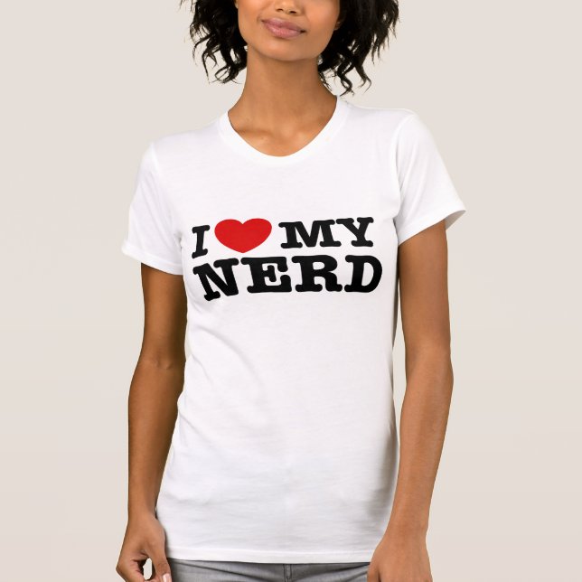T-shirt J'aime mon Nerd (Devant)