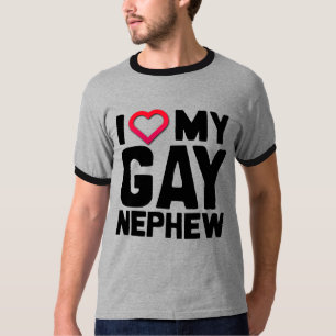 T-SHIRT J'AIME MON NEVEU GAY -