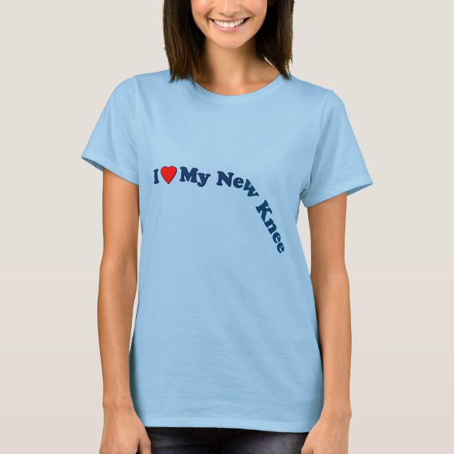 T-shirt J'Aime Mon Nouveau Genou (Devant)