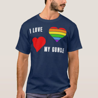 T-shirt J'aime mon oncle LGBT Pride Mois Tee LGBTQ Support