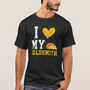 T-shirt J'Aime Mon Orfèvre Orfèvrerie Fabrication De Bijou