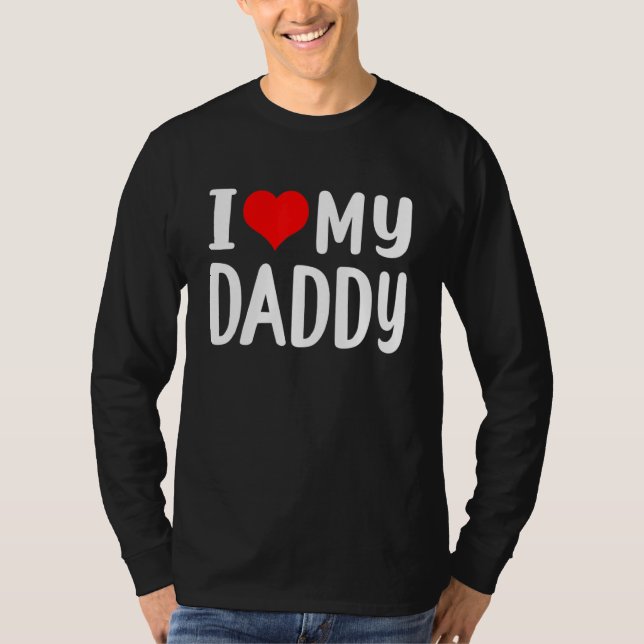 T-shirt J'Aime Mon Papa (Devant)