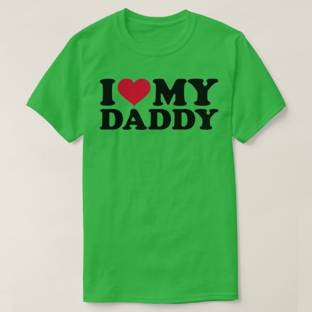 T-shirt J'aime mon papa (Design devant)