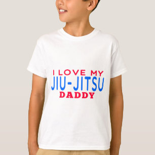 T-shirt J'aime mon papa de Jiu-Jitsu