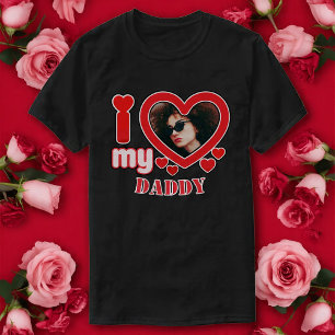 T-shirt J'Aime Mon Papa Personnalisé