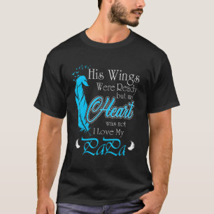 T-shirt J'Aime Mon Papa Ses Ailes Étaient Prêts Ciel Mlle