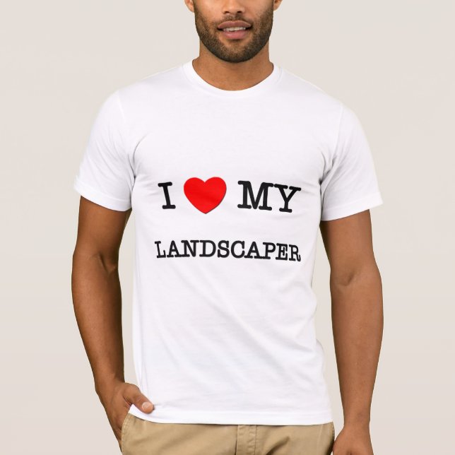 T-shirt J'aime mon PAYSAGISTE (Devant)