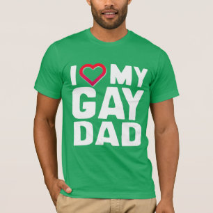 T-SHIRT J'AIME MON PÈRE GAY