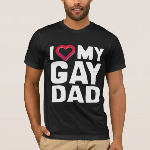 T-SHIRT J'AIME MON PÈRE GAY