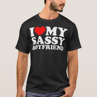 T-shirt J'Aime Mon Petit Ami Sassy