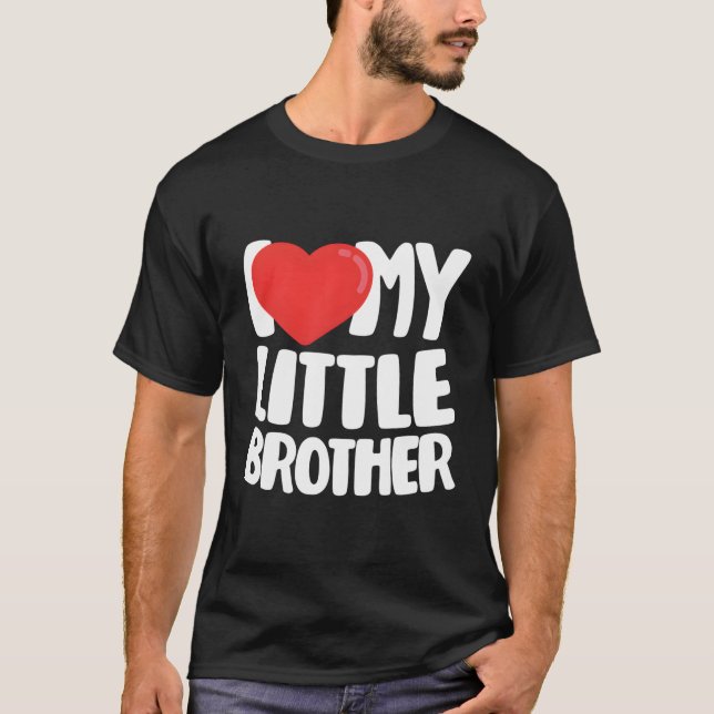 T-shirt J'Aime Mon Petit Frère (Devant)