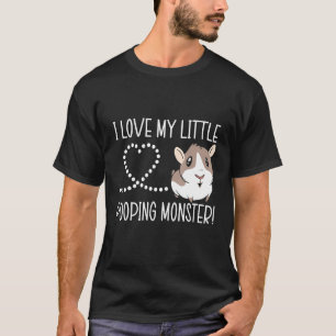 T-shirt J'Aime Mon Petit Rongeur De Cochon Monster Guinée