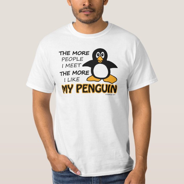 T-shirt J'Aime Mon Pingouin (Devant)