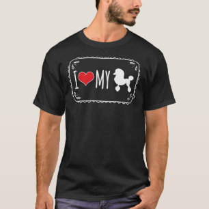 T-shirt J'Aime Mon Poodle