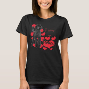 T-shirt J'Aime Mon Poodle ! Surtout Pour Les Amateurs De P