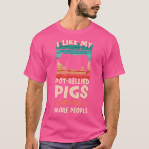 T-shirt J'Aime Mon Pot Cochon Bellied Cochon Agriculture C