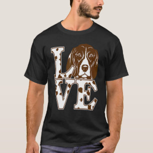 T-shirt J'Aime Mon Propriétaire Allemand De Pointer Chien 