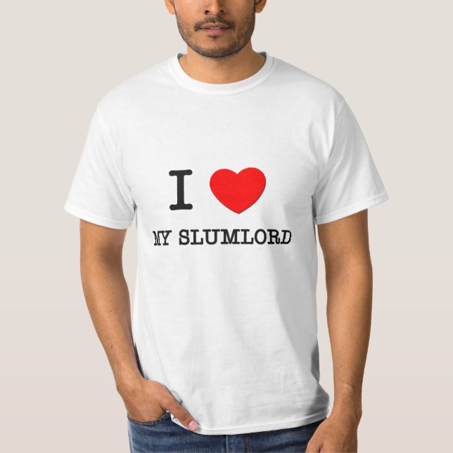 T-shirt J'aime mon propriétaire sans scrupules (Devant)
