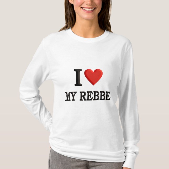 T-shirt J'aime mon Rebbe (Devant)