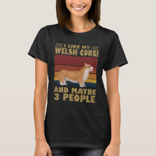 T-shirt J'Aime Mon Schnauzer Et Peut-Être 3 Personnes 1