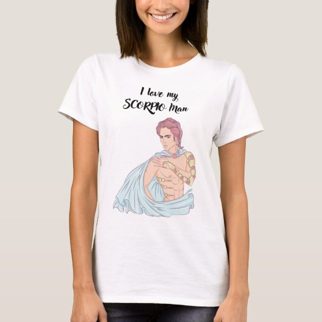 T-shirt J'Aime Mon Scorpio Man (Devant)