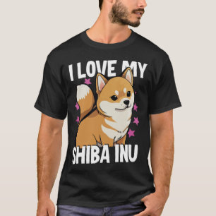 T-shirt J'Aime Mon Shiba Inu