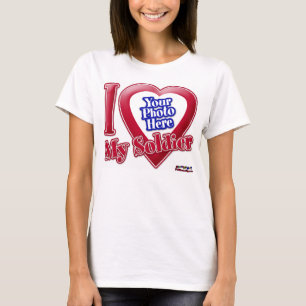 T-shirt J'aime mon soldat - photo
