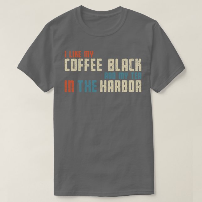T-shirt J'aime mon thé dans le port (Design devant)