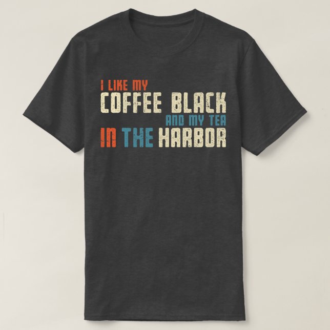 T-shirt J'aime mon thé dans le port (Design devant)