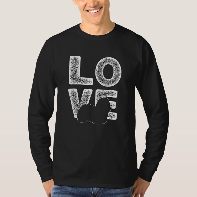 T-shirt J'Aime Mon Thème Coton De Tulear Dog (Devant)