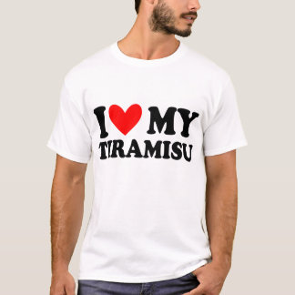 T-shirt j'aime mon tiramisu