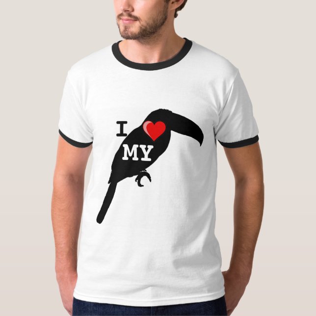 T-shirt J'aime mon toucan (Devant)