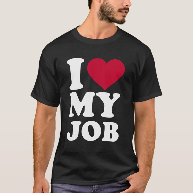 T-shirt J'Aime Mon Travail (Devant)