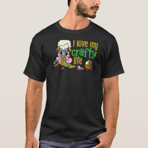 T-shirt J'aime mon Tricot de vie artisanal Citation