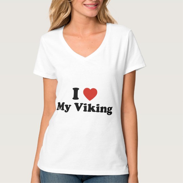 T-shirt J'Aime Mon Viking (Devant)
