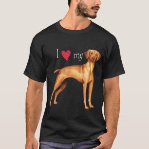 T-shirt J'aime mon Vizsla