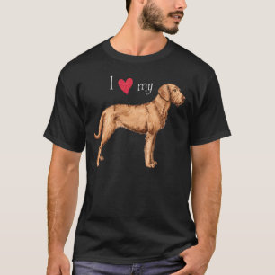 T-shirt J'aime mon Vizsla à poils durs