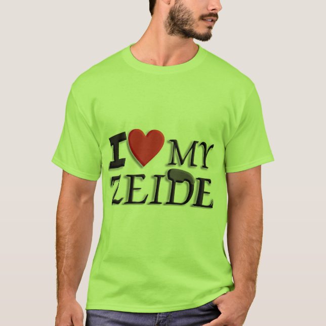 T-shirt J'aime mon Zeide (Devant)