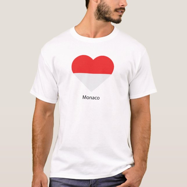 T-shirt J'aime Monaco (Devant)