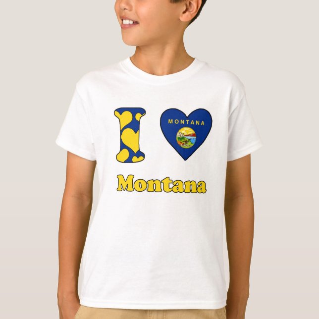 T-shirt J'aime Montana (Devant)