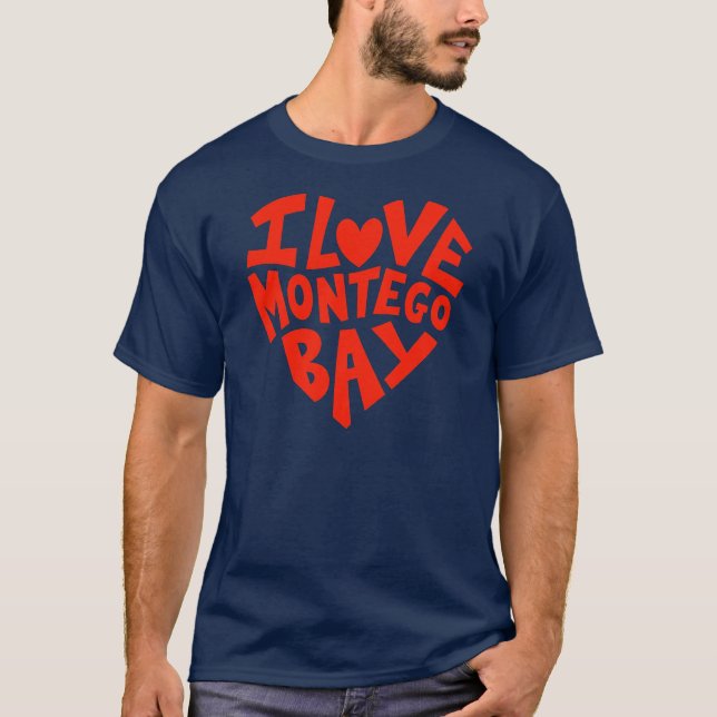 T-shirt J'aime Montego Bay (Devant)