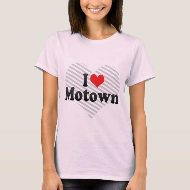 T-shirt J'aime Motown (Devant)